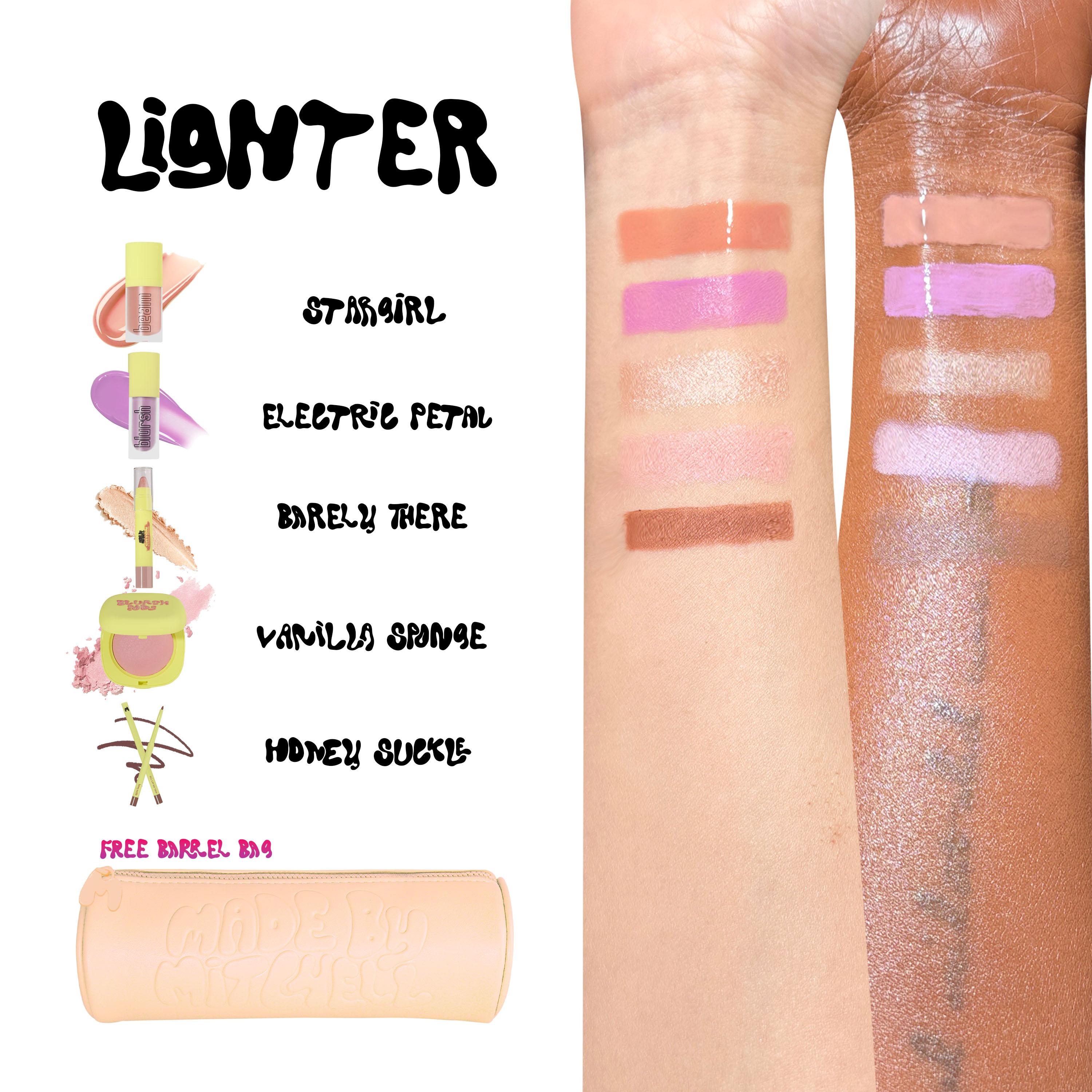 Made by Mitchell the Capsule 5-Piece Face Eye & Lip Kit Sets, Limited Edition Blush Liner & Glow Makeup Bundle, Essential Beauty Kit