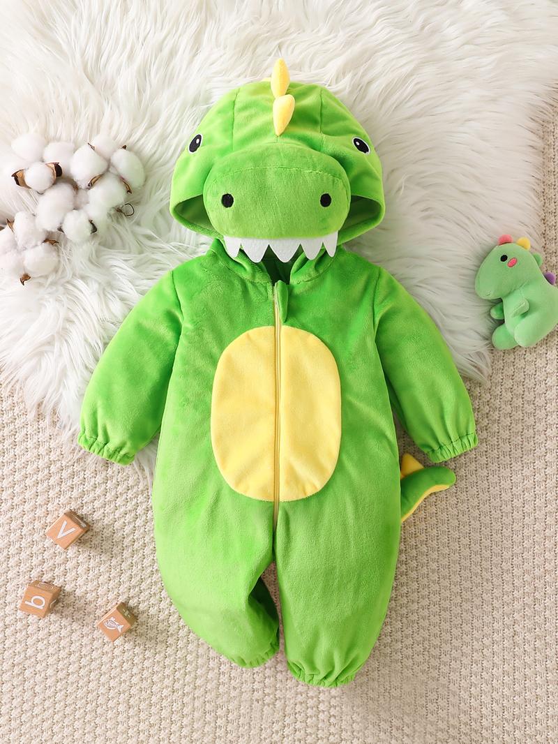 Halloween Baby Dinosaur Costume, Unisex Dinosaur Onesie Halloween Role Play Costume Theme Party Halloween Baby Dinosaur Costume, Unisex Dinosaur Onesie Halloween Role Play Costume Theme Party