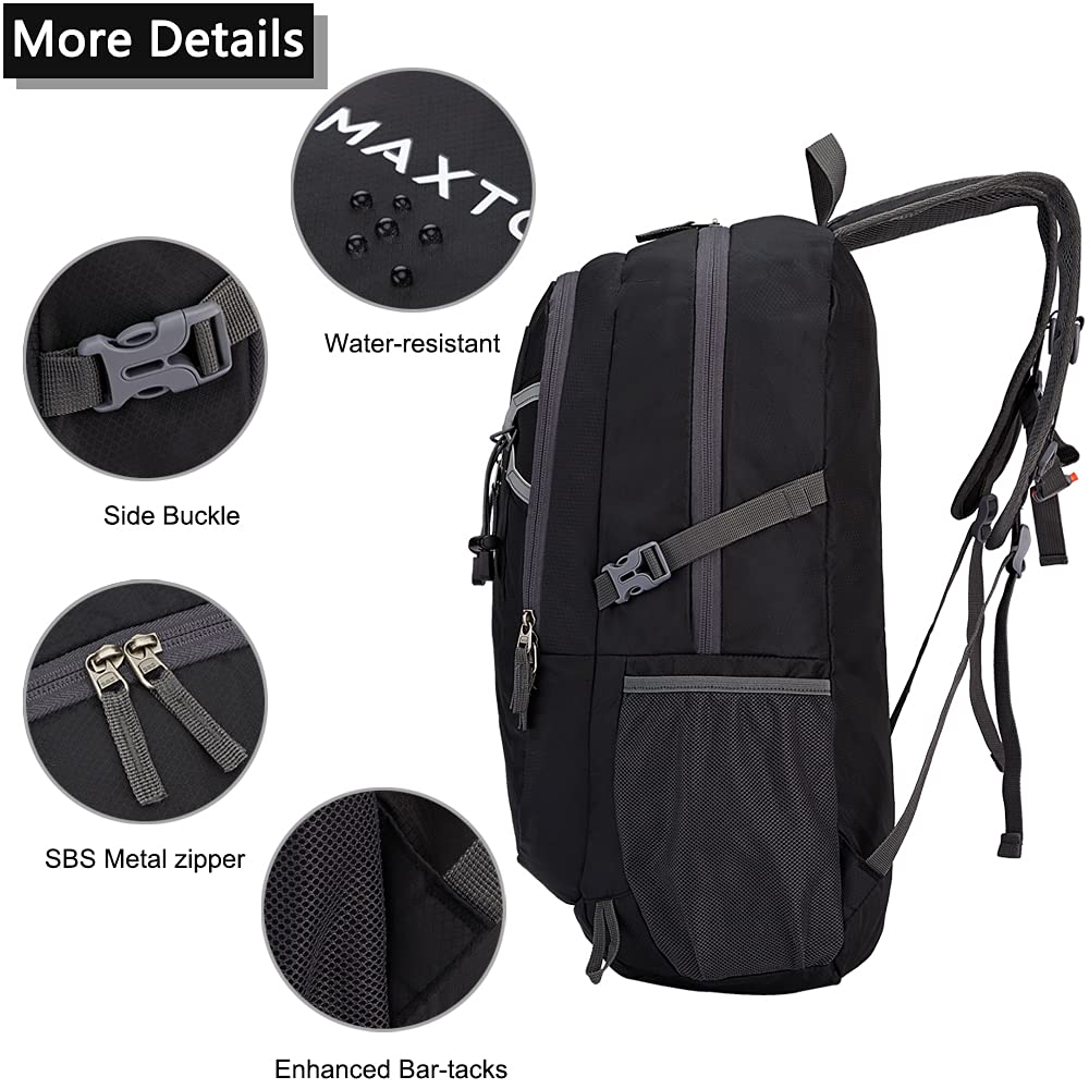 Unisex Casual Hiking Backpack 40/50L Lightweight Packable for Traveling Camping Water Resistant Foldable Outdoor Travel Daypack