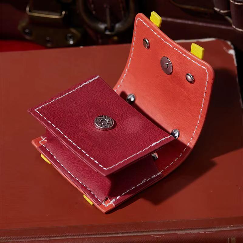 MINISO Harry Potter Inspired College Leather Headphone Case - Gryffindor, Slytherin, Ravenclaw, Hufflepuff, suitable AirPods