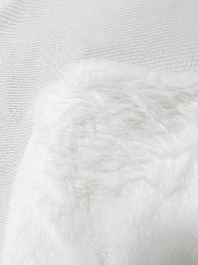 Women's Fashionable Sexy Slim-Fit Bodysuit & Plush Short Skirt Set, Stylish & Versatile Design Two-Piece Set for Autumn and Winter