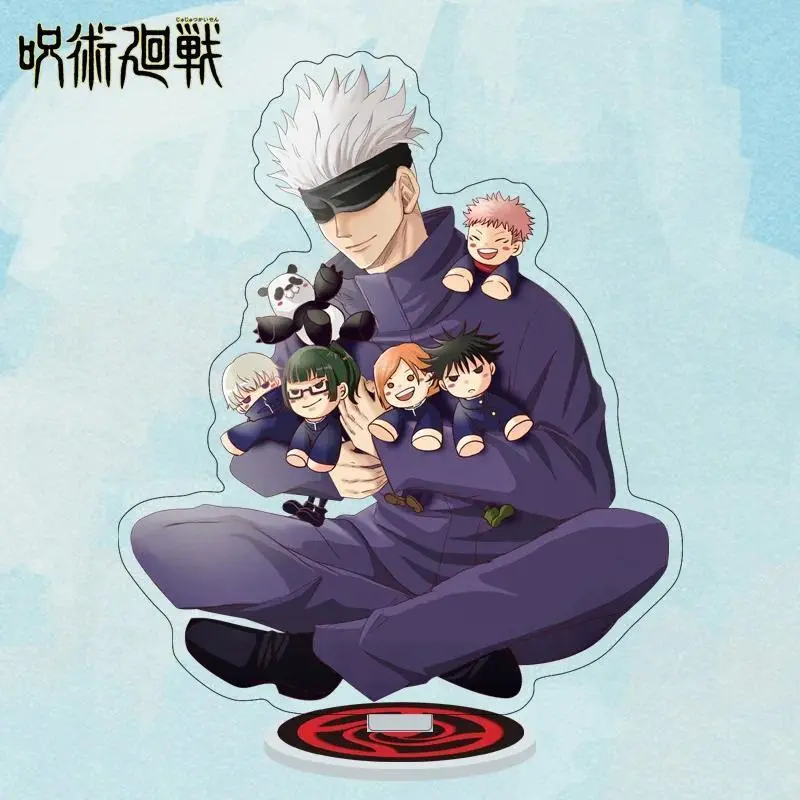 Anime Jujutsu Kaisen Acrylic Stand Manga Figures Miniatures Gojo Satoru Figurines Garage Kits Model Toys GK Ornaments Decoration