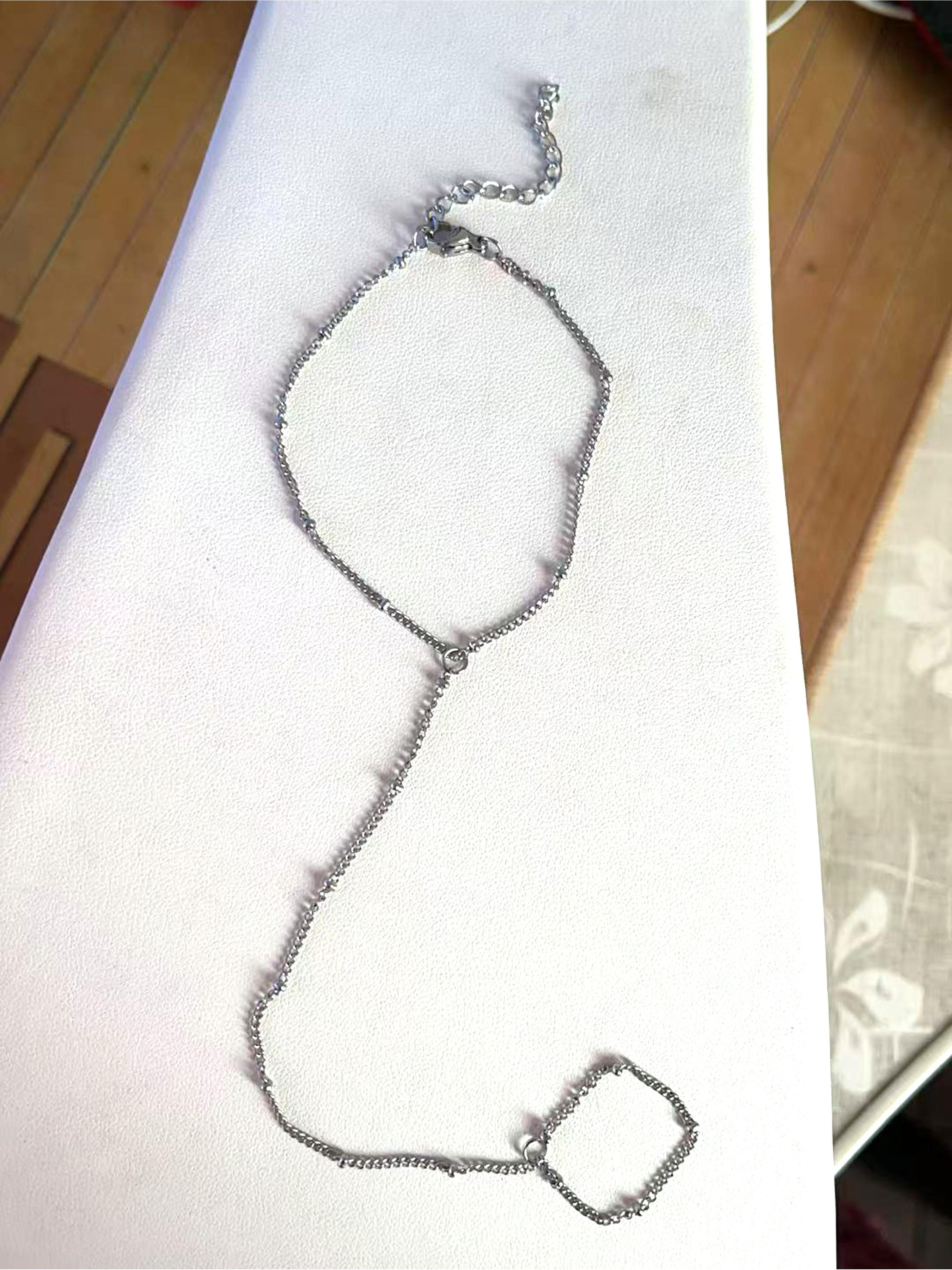 Women's Boho Minimalist Jewelry Set, Stainless Steel & Crystal Beads Design, Ideal Gift for Beach Vacation Music Festivals Parties