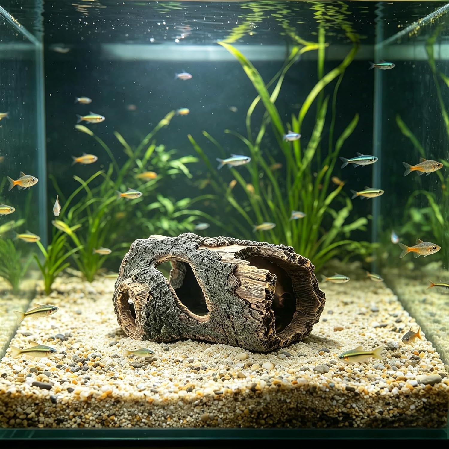 Aquarium Decorations Fish  Decor Betta Cave Accessories Ornament for for Fish Shrimp Reptiles to Play  Rest Breed, Small