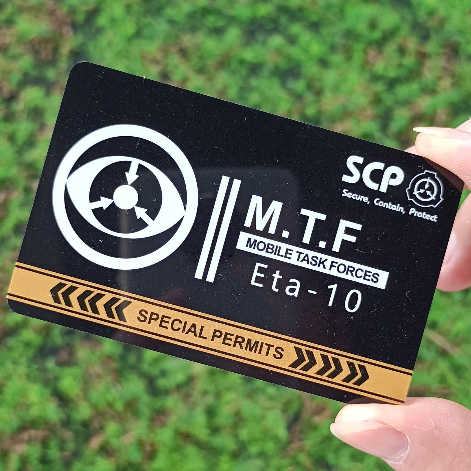 Scp Foundation Mobile Task Forces Card Set, Epsilon-11 Eta-10 Gamma-5 ...