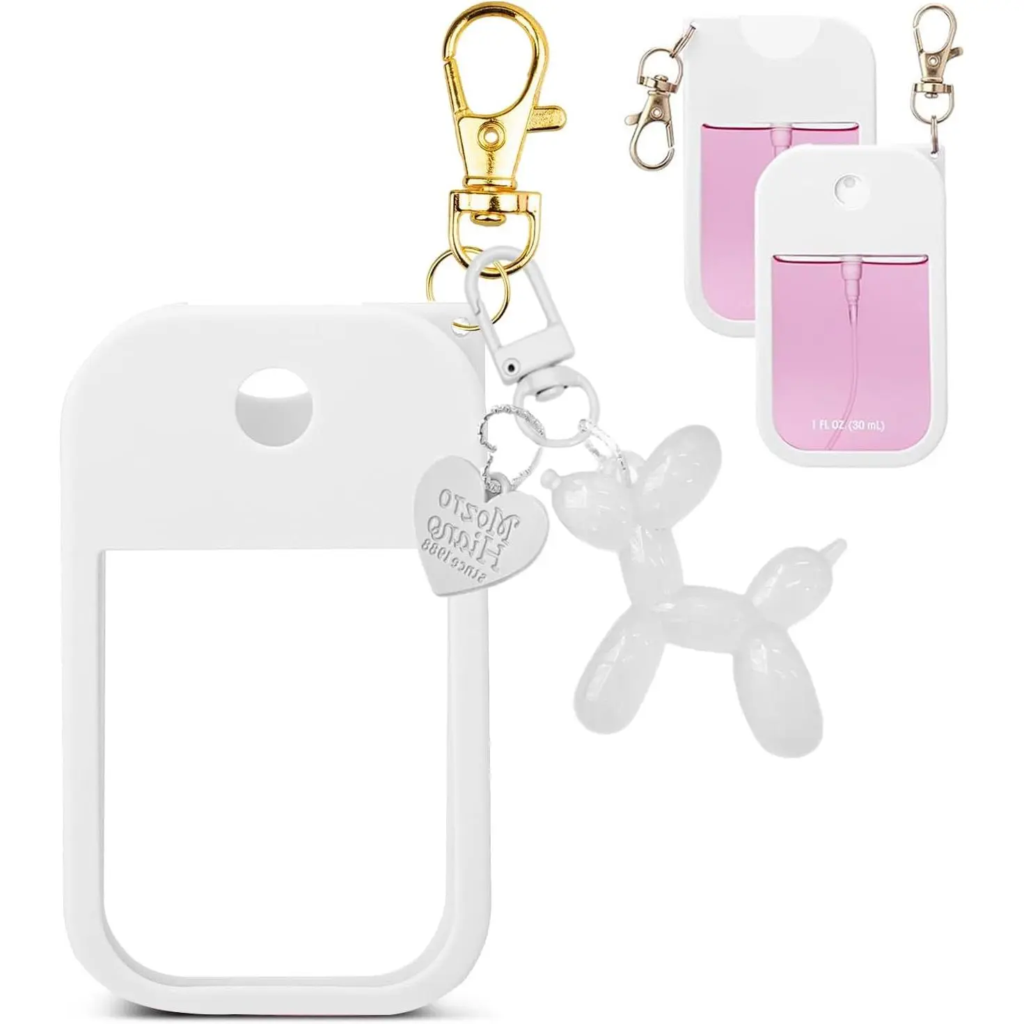 Hand Sanitizer Protective Case - 1 fl oz (20ml) for Power Mist and Glow Mist, Shockproof, Easy Install, Snug Snap Fit Bathroom Soap Dispenser Accessory