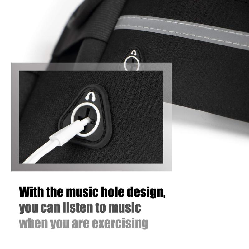 Running Belt for Women & Men, Money & Hiking Fanny Pack, Cycling Bag, Adjustable Pouch for Phone, Keys & Cash. Lightweight for Outdoor Activities