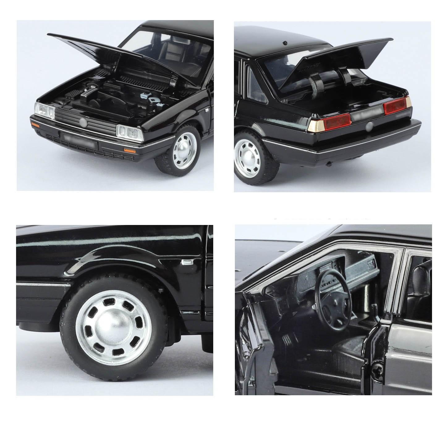 Volkswagen Santana 1:32 Classic Alloy Car Model Collectible Ornament, High-Quality Replica Vehicle Decorative Piece