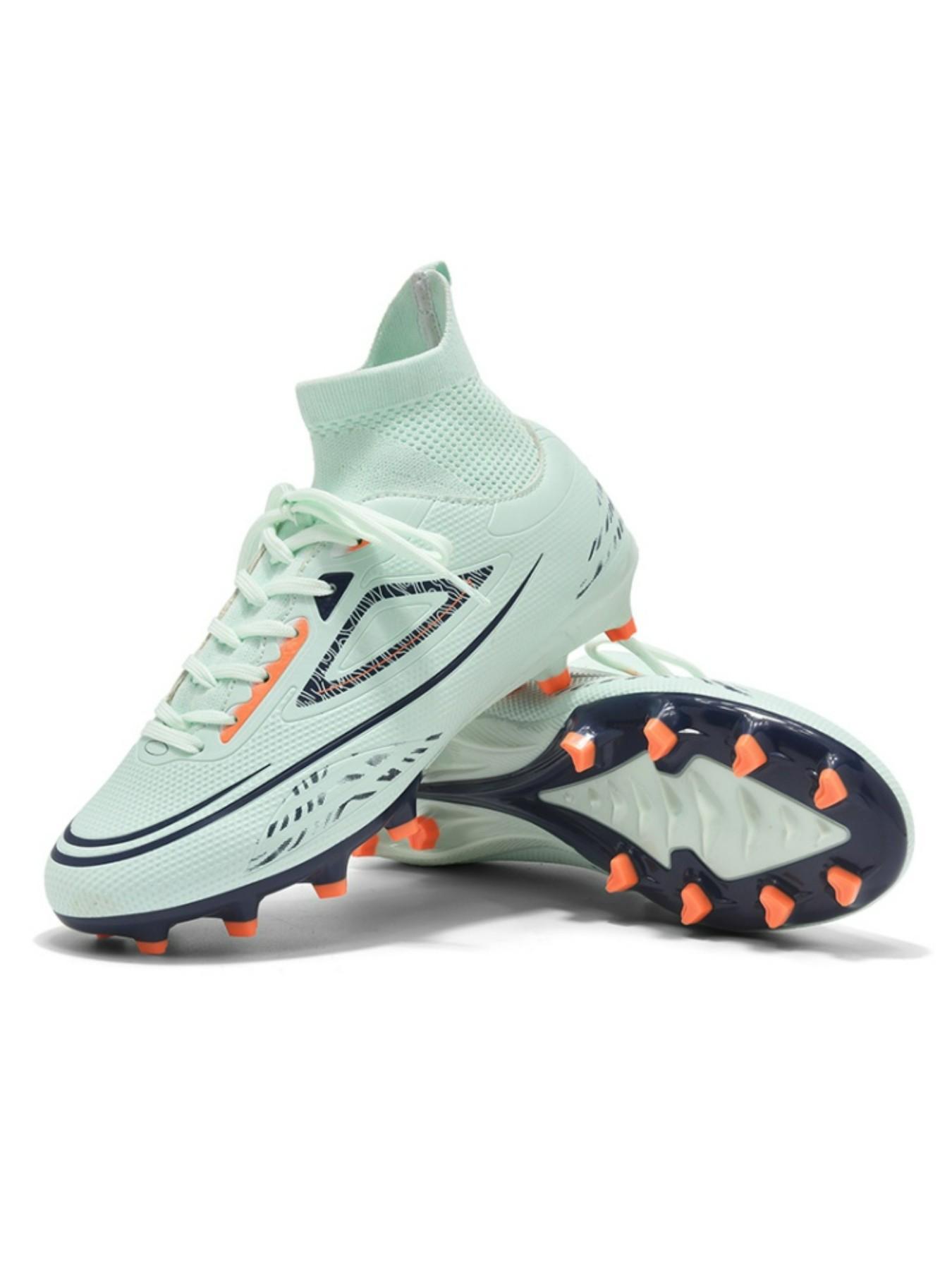 Men's/women's High-Top Soccer Shoes, Fg Cleats, Anti-Slip Breathable Design, Durable Tpu Sole, Ideal for Training, Running, Outdoor Use