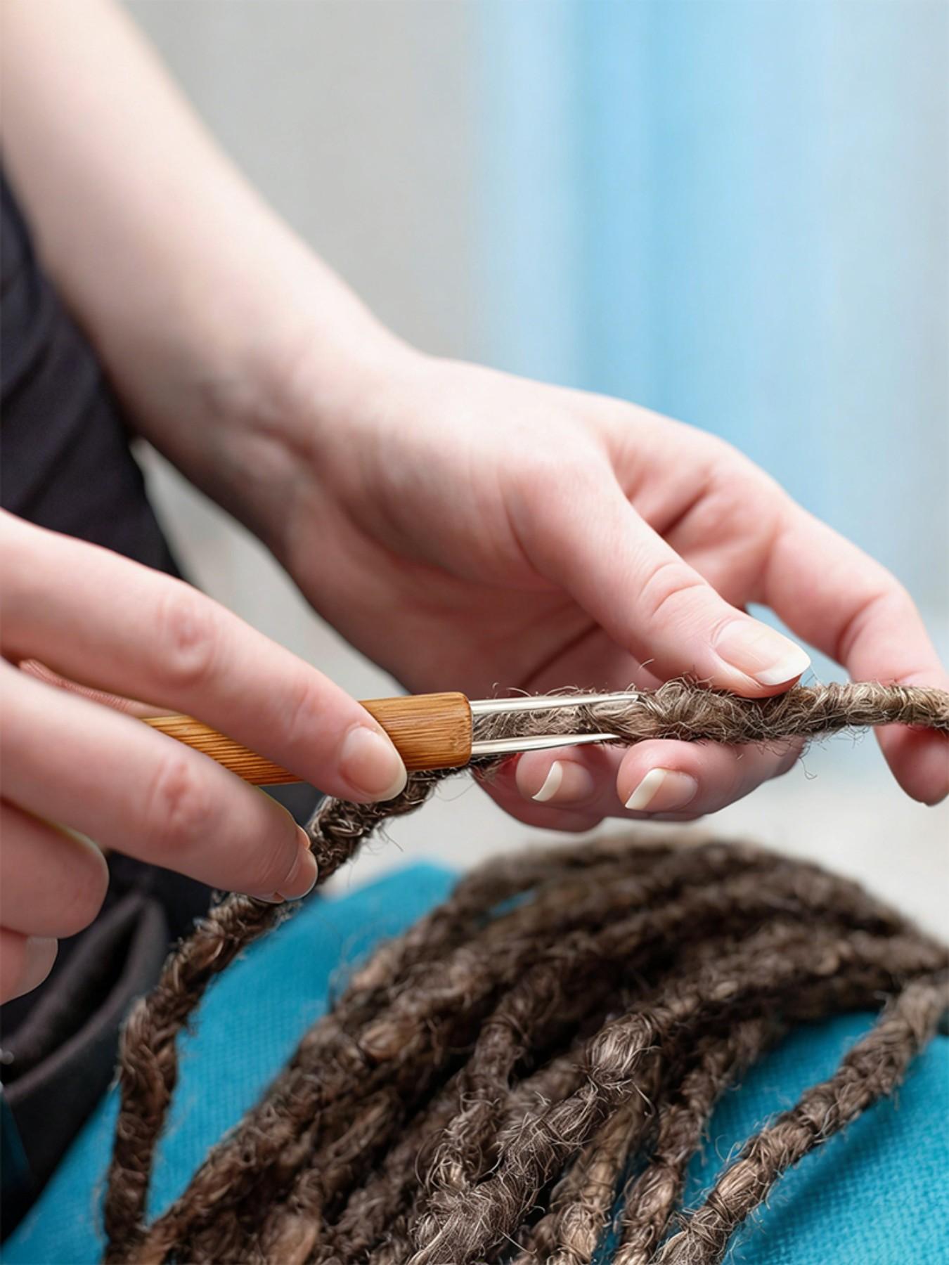 0.75mm Dreadlock Needles Single/double/triple Head, Hair Extension Tools, Multi-Specification Crochet Hooks for All Seasons