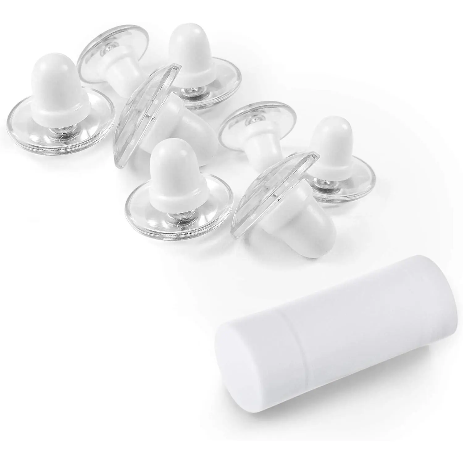 Clear Magnetic Duvet Clips with Key, Pack of 8 – Comforter Fasteners Hold up to 10 lbs, Keep Bedding from Shifting