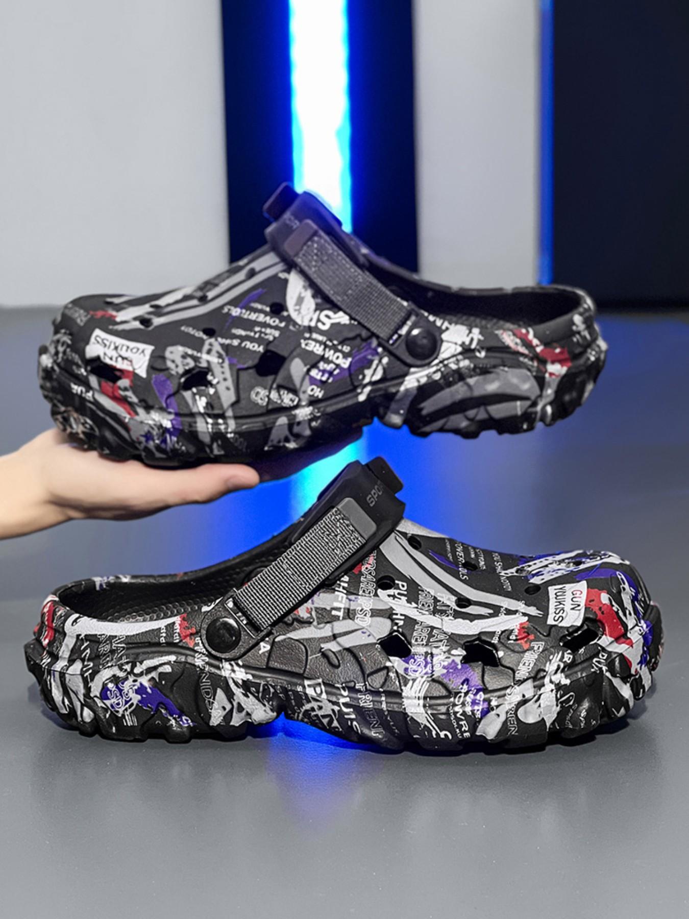 Men's Hollow Out Urban Sandals, Breathable Anti-Slip Eva Material, Adjustable Straps, Casual Outdoor Shoes, Suitable for Spring Summer Fall