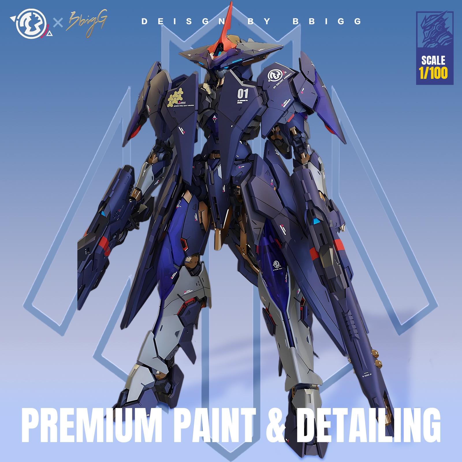 1/100 Scale Full Internal Structure Mechanical Model, 48 Jointed Motorized Warrior, Multi-Shape Armor, High-Speed Propulsion System, Mechanical Action Figure, Anime Action Figure