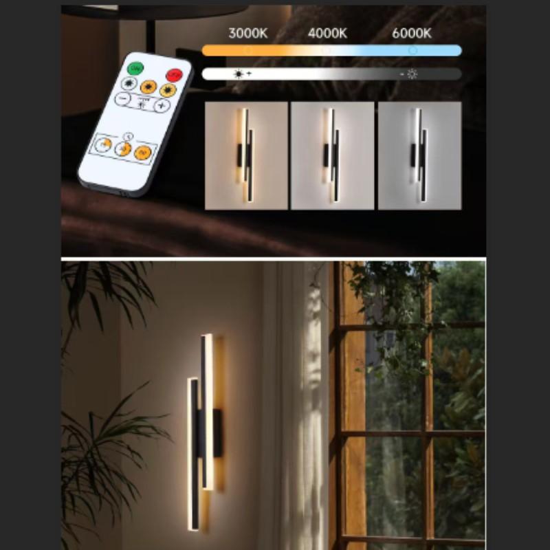 Adjustable LED Wall Light, Magnetic Installation, Energy Efficient, Primary Battery Powered, Ideal for Bedrooms & Living Rooms