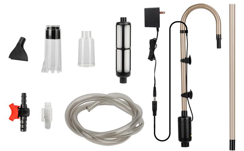 hygger Electric Fish Tank Gravel Cleaner Kit,Removable Water Changer,Sand Washer Filter Changer,Automatic Change Water,Aquarium Cleaning Tool Set,Remove Dirt, Wash Sand,Circulation for 80 to 140 Gallon