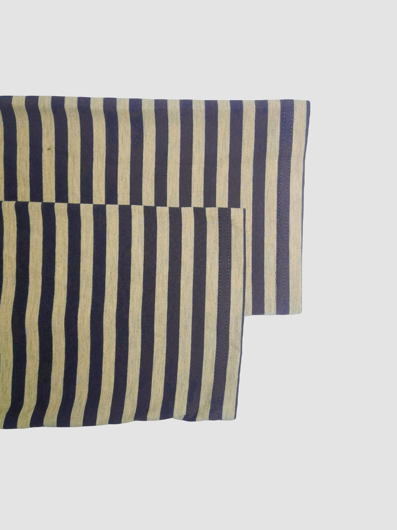 Valentine's Day Women's Minimalist Striped Casual Long Sleeve Sweatshirt Top, Loose-Fit Knit Fabric, All-Season Wear, Moderate Thickness