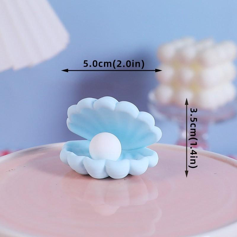 Mermaid Tail Ocean Cake Decoration Set, Trendy Underwater World Cake Toppers, Ocean Theme Kids Birthday Baking Decorations, Complete Kit