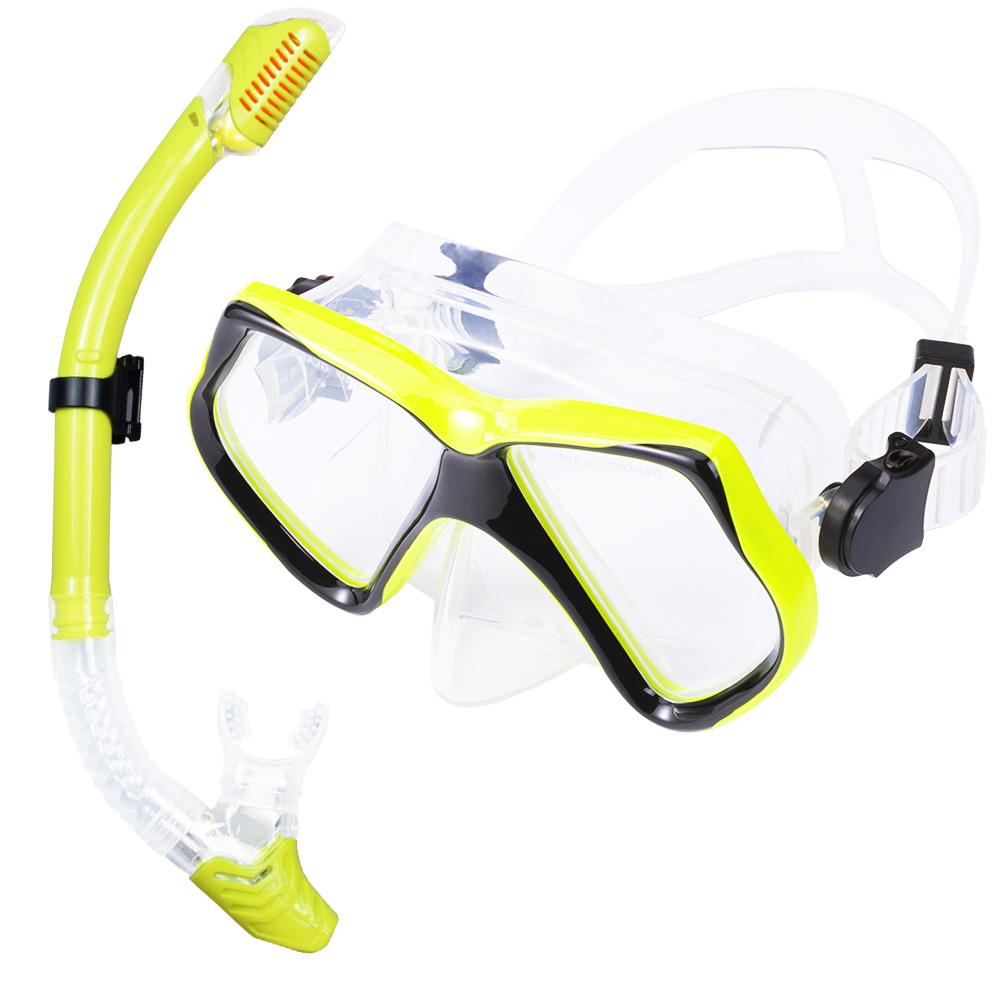 1 Set Adjustable Diving Mask, Professional Diving Goggles, Wide View Tempered Glass Lens Anti-fog Swimming Goggles, Diving Swimming Training Equipment For Adults Teens