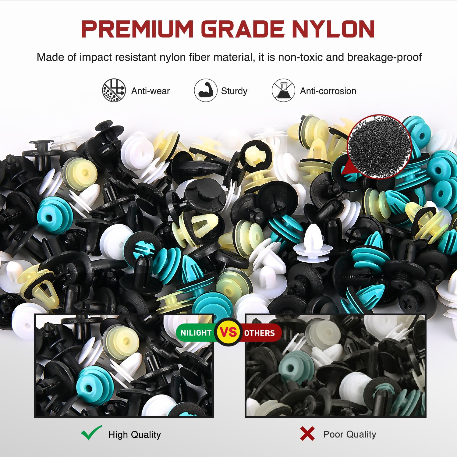 Nilight 845Pcs Car Push Retainer Clips Auto Fasteners Assortment 24 Most Popular Sizes Nylon Bumper Fender Rivets with 10 Cable Ties and Fasteners Remover for GM Ford Lexus Honda Chrysler Mazda Replacement Automotive Vehicle dealsforyoudays Nilight 845Pcs Car Push Retainer Clips Auto Fasteners Assortment 24 Most Popular Sizes Nylon Bumper Fender Rivets with 10 Cable Ties and Fasteners Remover for GM Ford Lexus Honda Chrysler Mazda Replacement Automotive Vehicle dealsforyoudays