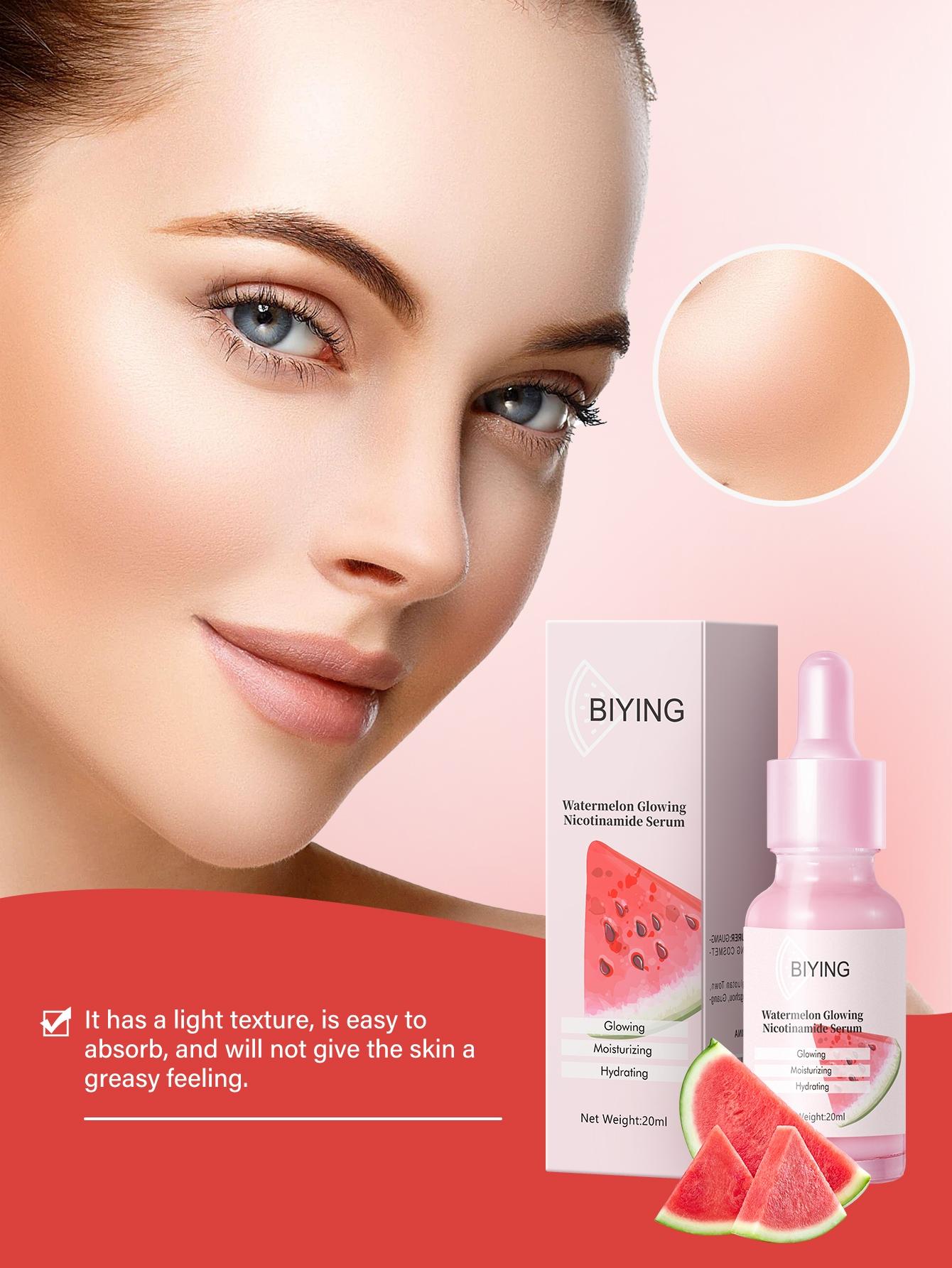 Watermelon Brightening Moisturizing Niacinamide Cream 20ML, Hydrating Skincare, Formula, Daily Use, Face Care