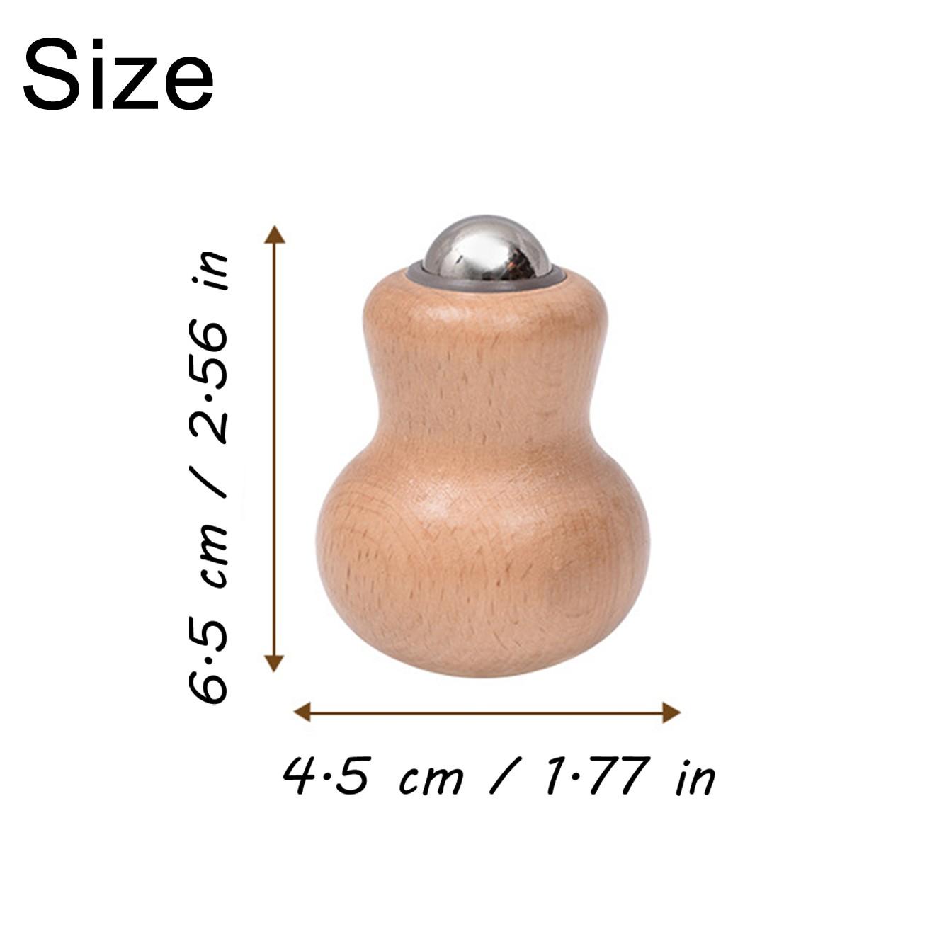 Spherical Massage Tool — Creative Face & Full-Body Massager | Compact & Portable Wooden Design | Ideal for Home & Office Use | Acupoint Massage Device | Mother's Day Gift