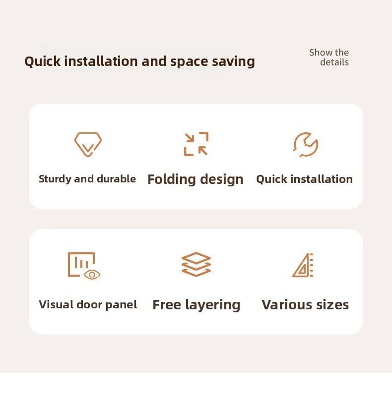 Shoe storage boxes, Shoe organizer, 6-piece sets, made of thick transparent material with lids, foldable and stackable containers allow for flexible arrangement, ideal for organizing sneakers and saving space in entryway