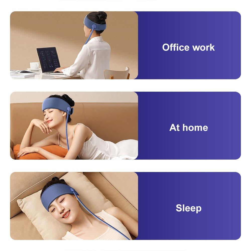 Portable Heated Head Massager, Electric Head Massage Device, Freely Adjustable Multiple Modes, Perfect Holiday Gift for Parents and Elders