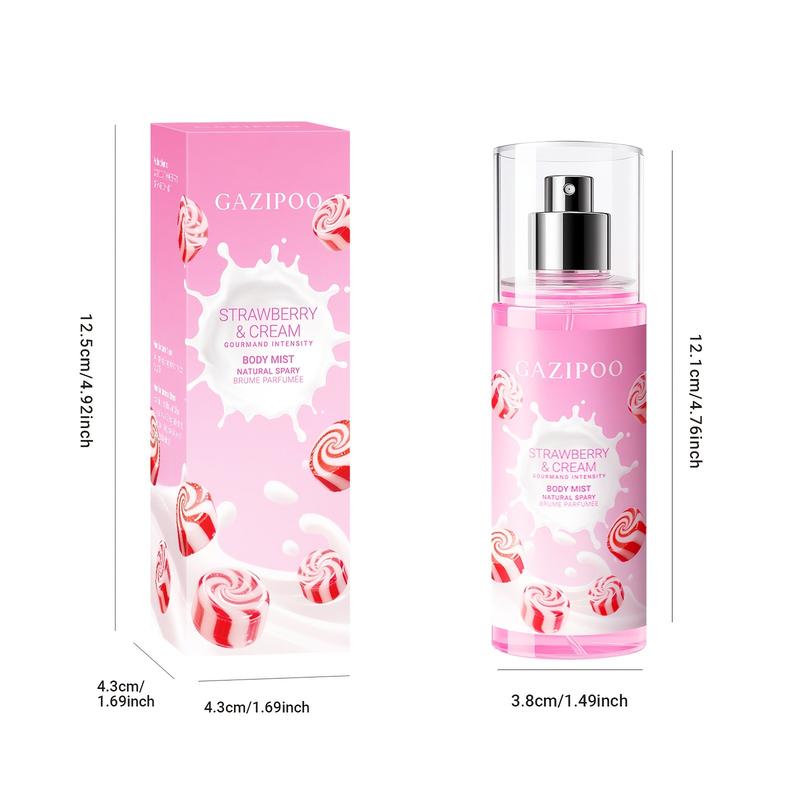 Strawberry&cream Fragrance Spray - 100ML/3.38 Fl.oz Women'S Body & Hair Perfume, Fruity & Delicious, Suitable for Various Occasions, Perfect Birthday Gift