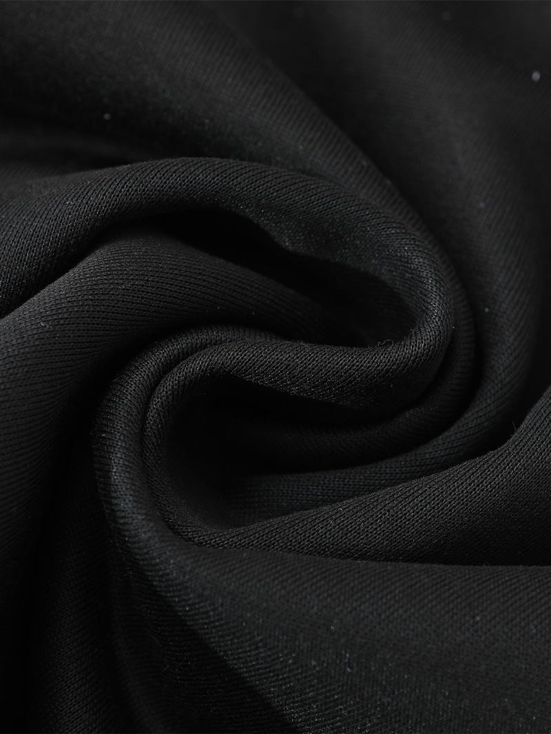 Men's Fleece Pullover Sweatshirt, Winter Warm Windproof Design, Trendy Cross Print Hoodie with Button Detail, Preppy Style Men's Fleece Pullover Sweatshirt, Winter Warm Windproof Design, Trendy Cross Print Hoodie with Button Detail, Preppy Style