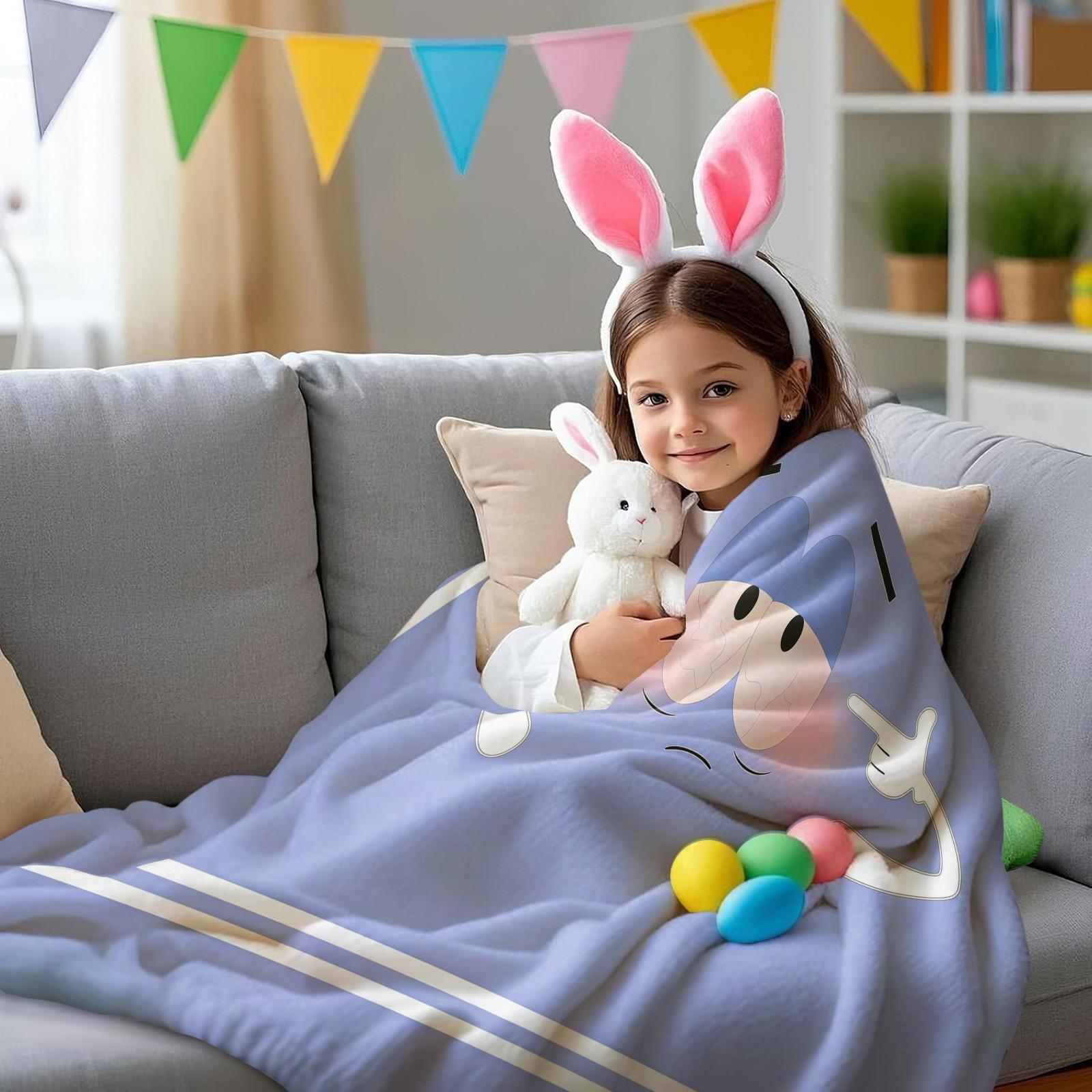 Towelie South Park Throw Blanket, Cute Cartoon 420 Themed Cozy Fleece Blanket, Funny South Park Character Blanket for Sofa Bed, Ideal Gift for South Park Fans