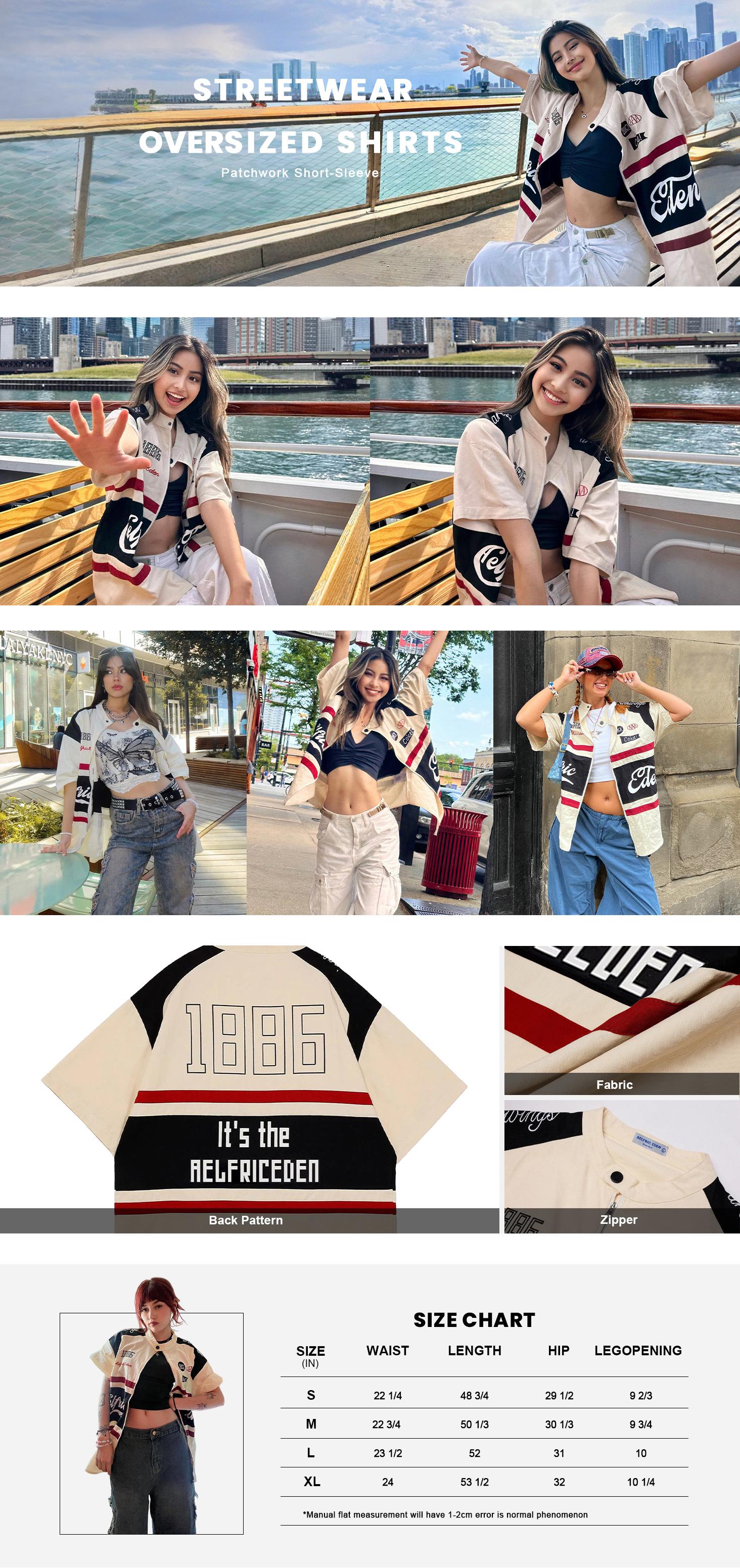 Aelfric Eden Zipper Stitching Racing Short Sleeve Shirt