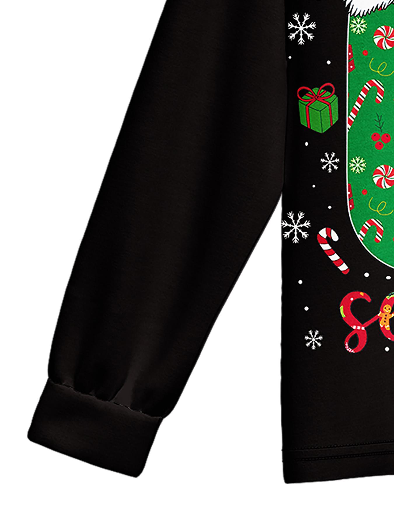 #67 Funny Kids Sleepwear Set Pajamas Christmas, Six Seven  Theme Fashion Print, Comfortable Soft Fabric, Holiday Gift Essential, Cartoon Print Pajama