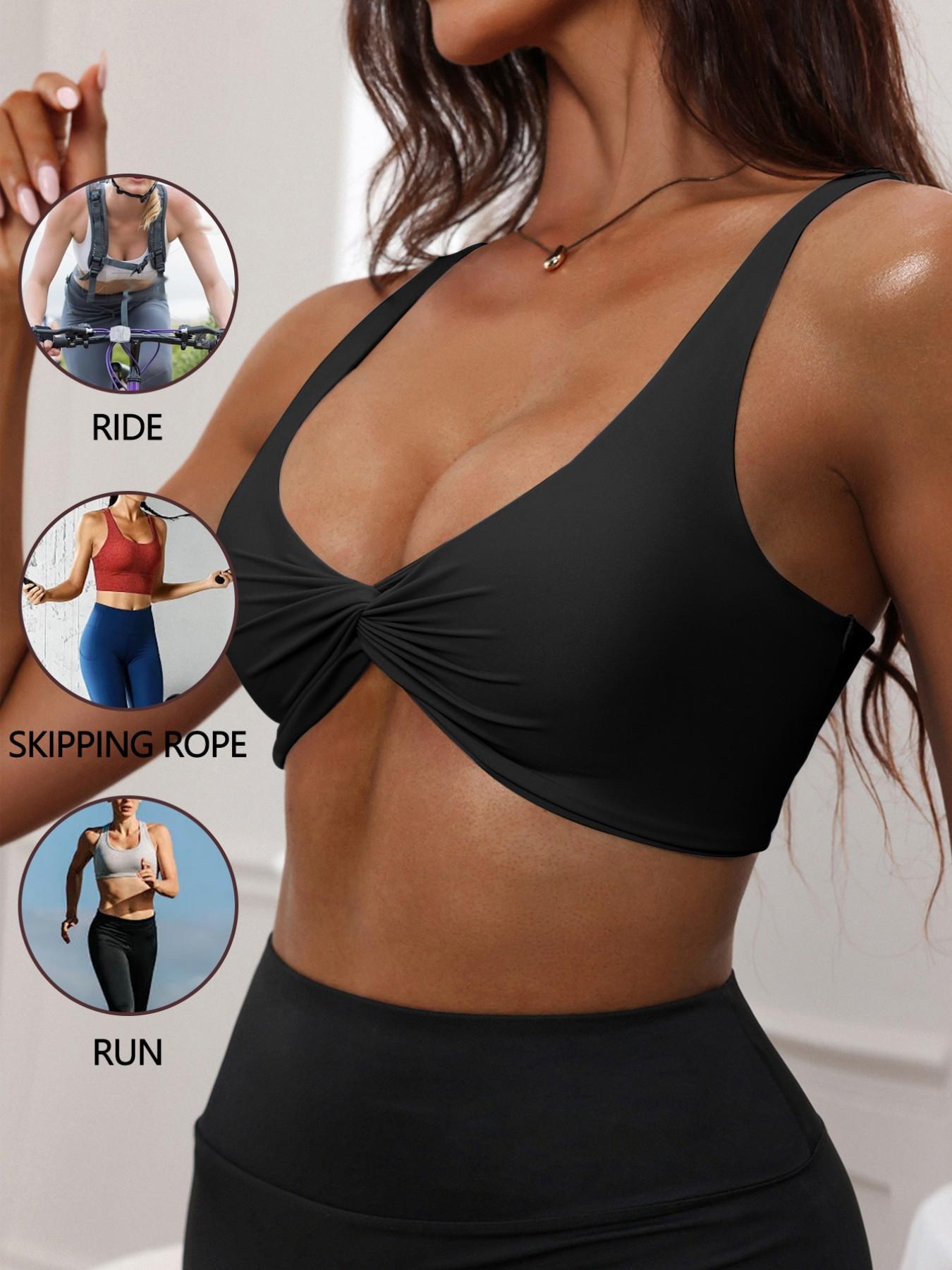 Women's Sports Bra, Comfortable Breathable Design, Perfect for Fitness and Daily Wear, Stylish Women's Sporty Underwear, Ruched Sports Bra, Supportive Gym Bra, Yoga Bra