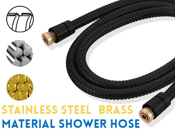 Ryamen Dual Shower Head Combo, 8'' High Pressure Rain/Rainfall Shower Head,5 Settings Adjustable Handheld Showers,with 15" Height Adjustable Slide Bar,Holder/Hose, Angle Adjustable, high pressure showerhead，tiktok shop showerhead