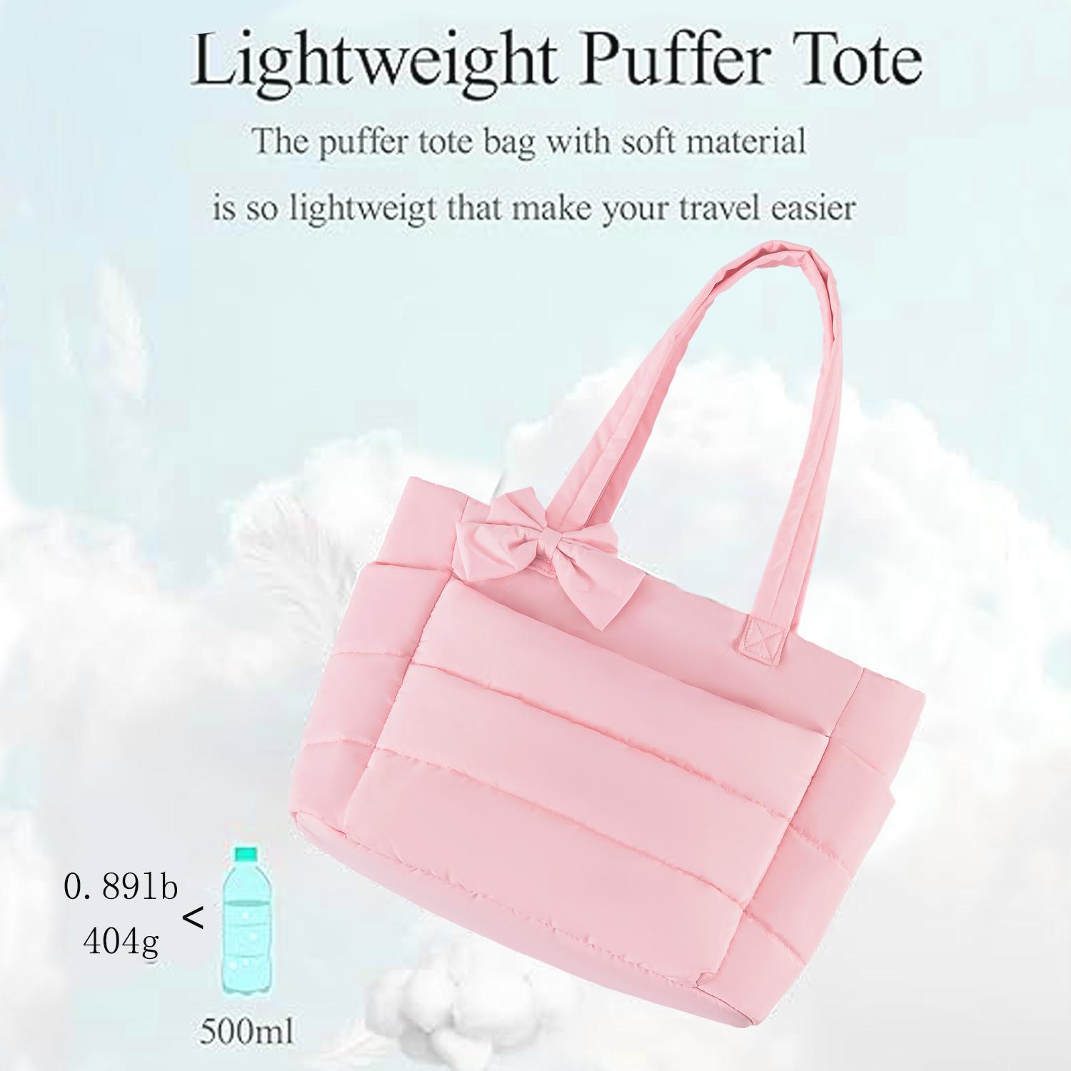 【Valentine's Day】Women's Tote Bag with Zipper, Lightweight Tote Bag, Fitness Tote with Multiple Compartments, Work Tote, Nurse Dance Yoga Travel Bag, Durable Fashionable Design Women's Bubble Tote Bag