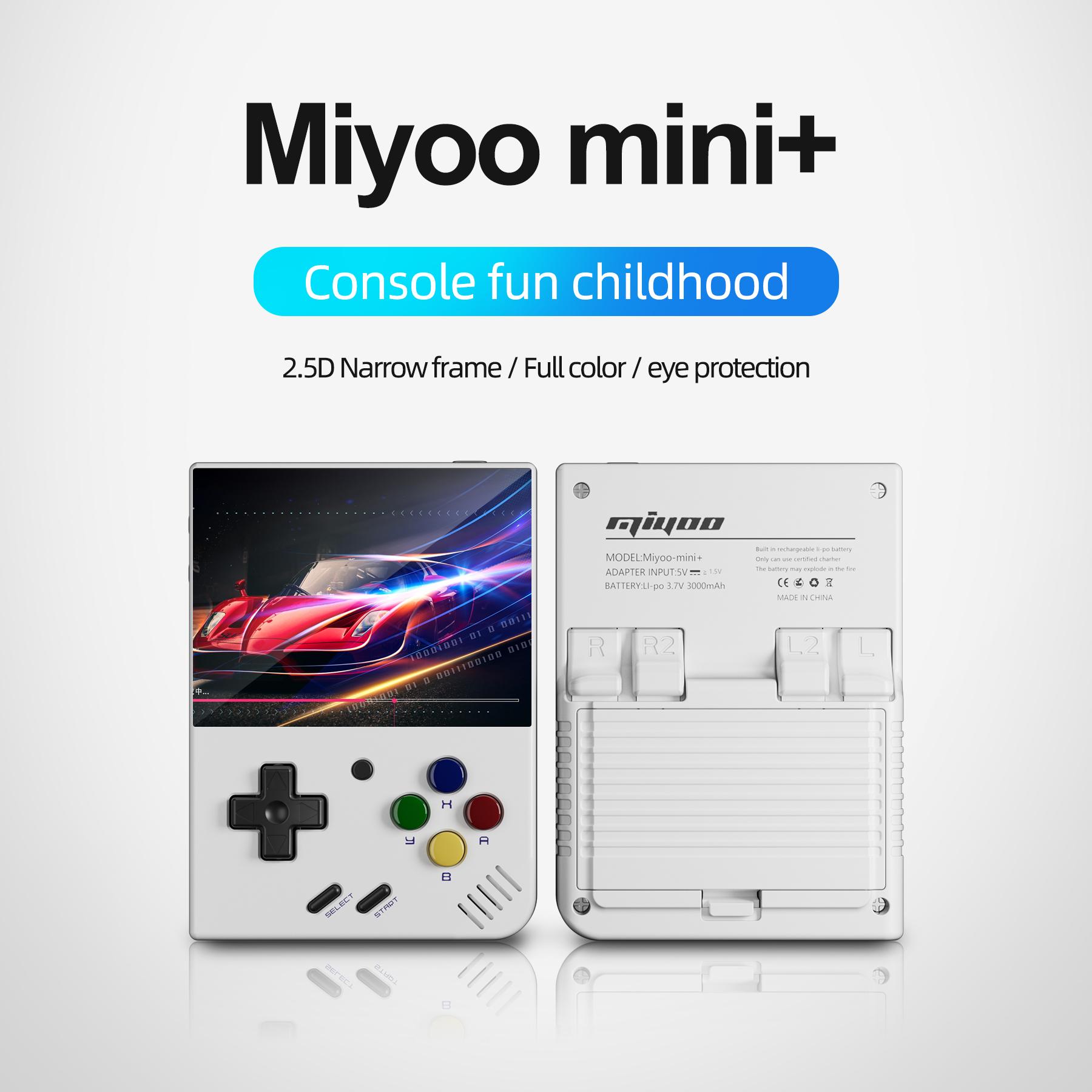 MIYOO Mini Plus Portable Retro Handheld Game Console Mini+ 3.5 Inch IPS Screen Classic Video Game Console Linux System