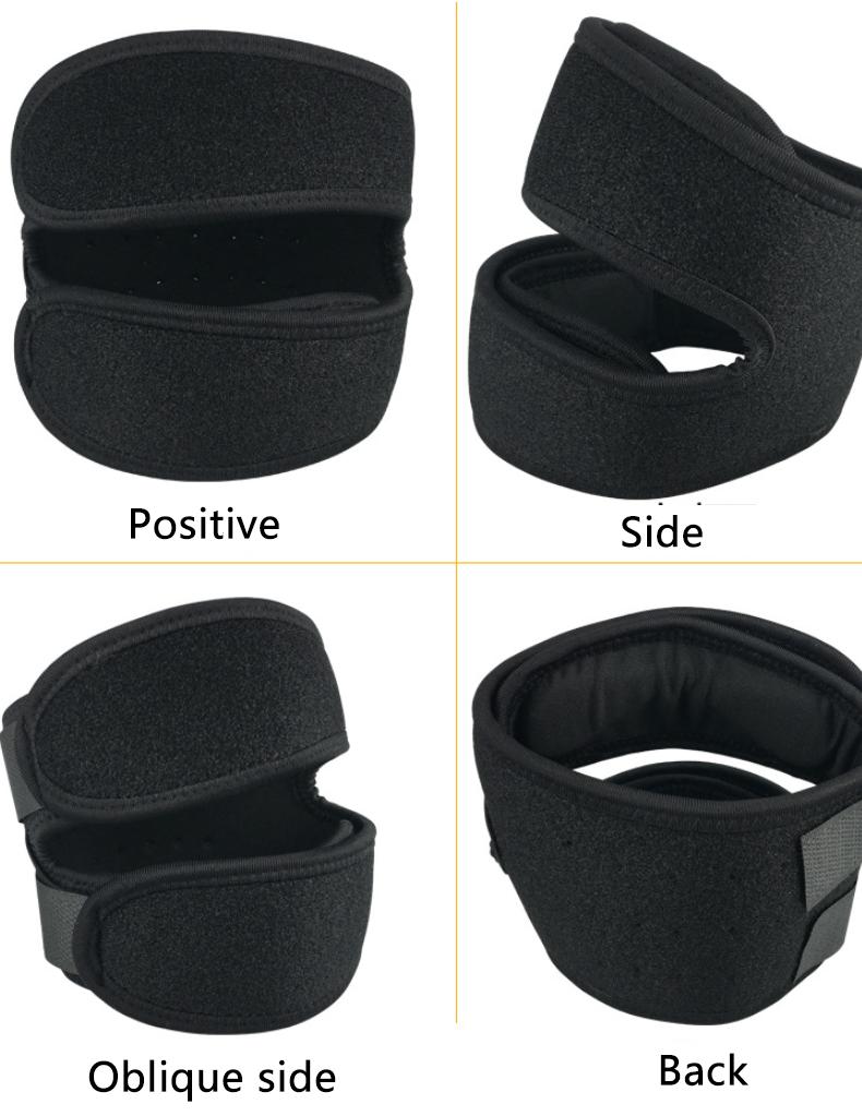 Athletic Knee Support Sleeves Adjustable Stabilizing Patellar Sleeve Non-Slip Compression Shock Absorption Meniscus Tear Knee Brace for Running Basketball Volleyball Cycling Mountaineering Athletics Men Women One Size Leg Protectors