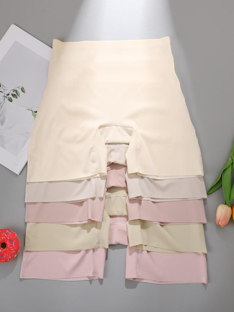 Women's High-Waisted Seamless Shaping Leggings, Elastic Fitted Comfortable Skin-Friendly Bottoms, Casual Plain Design for All Seasons, High Compression Shapewear