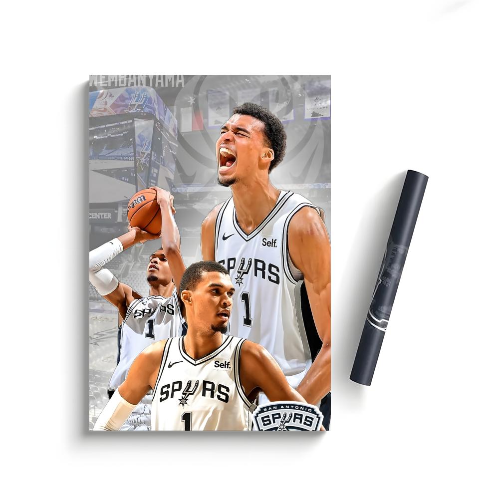 Victor Wembanyama Poster Bedroom Home Decor Art Poster Perfect Gift for Family and Friends