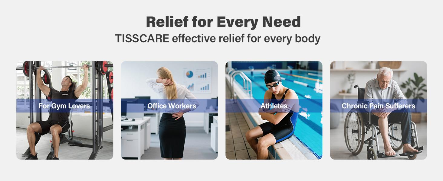 TISSCARE 5-in-1 Electric Cupping Massager Kit– 12-Level Temperature & Suction Control for Muscle Relaxation, Includes 2 Replaceable Cups, Original Smart Cupper Device, Professional Massage Tool Gun, Quiet Muscle Massage, Relaxation Neck Shoulder Leg Waist