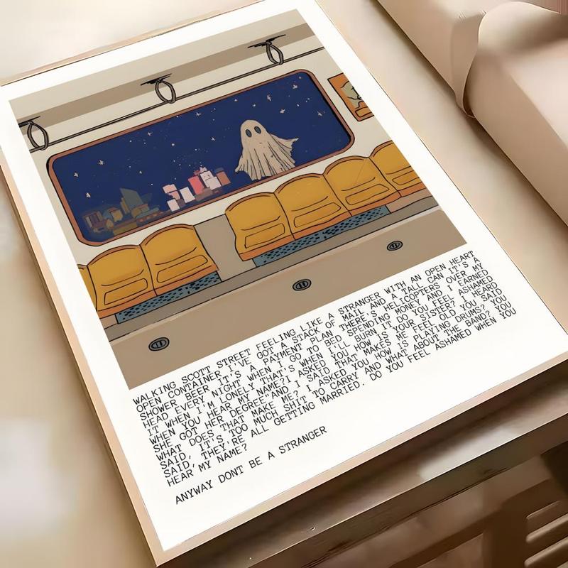 Ad Astra D-Disco Elysium Poster HD Waterproof Self-Adhesive Art Vibrant Wall Print for Living Room Bedroom Bar Parlor Home Decor Gift Fade-Resistant Easy-Apply Durable Dly Artwork