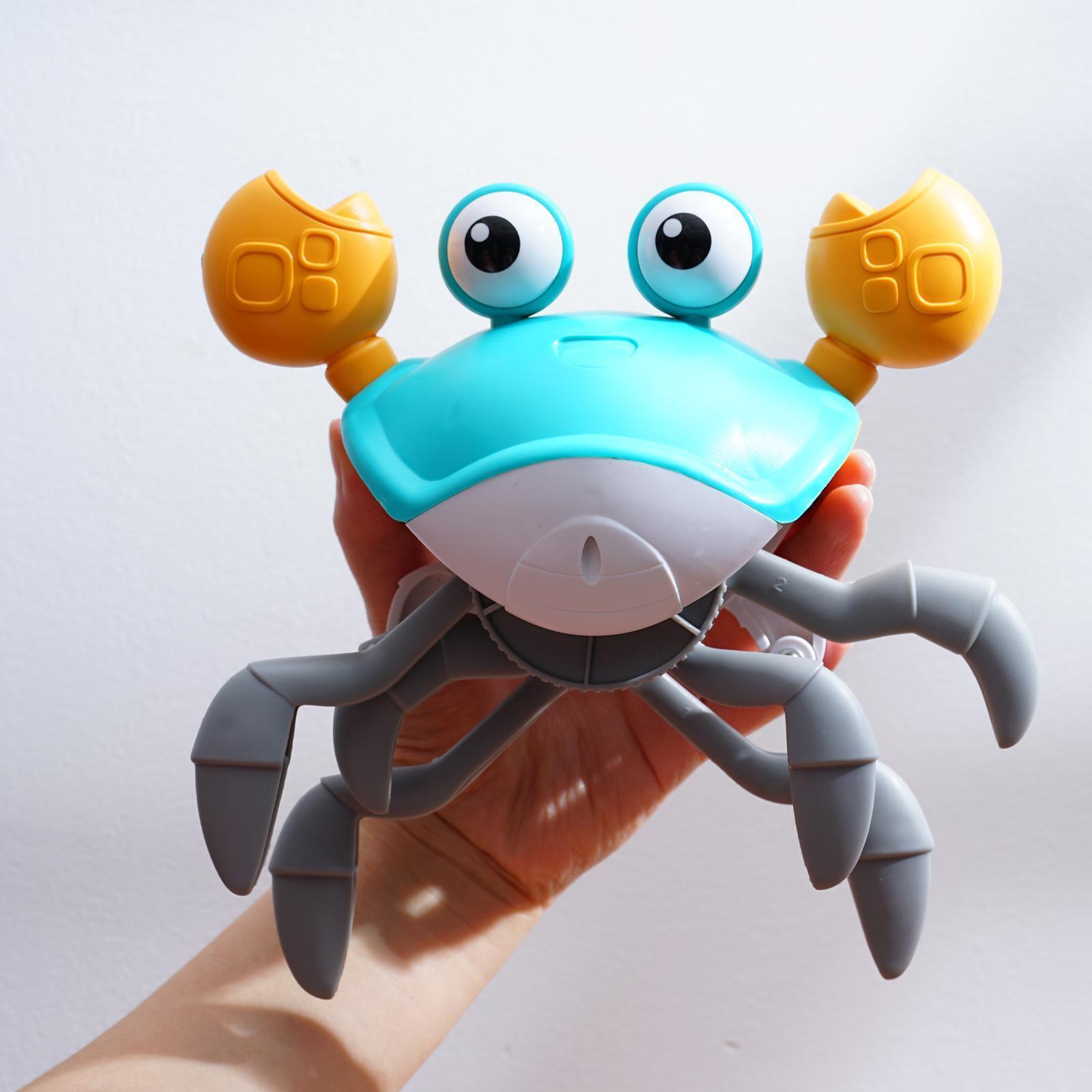 Electric Crawling Crab Design Toy, Automatic Avoidance Walking Sensory Toy with Music & Light, Interactive Musical Toy, Fidget Toys, Birthday Gifts Electric Crawling Crab Design Toy, Automatic Avoidance Walking Sensory Toy with Music & Light, Interactive Musical Toy, Fidget Toys, Birthday Gifts