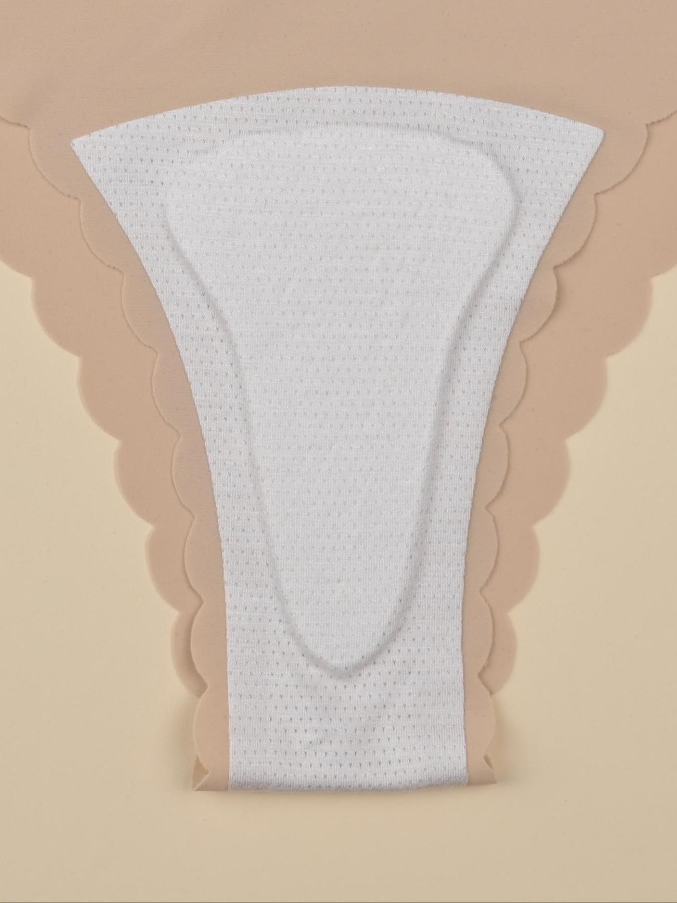 Cameltoe Proof Seamless Thongs Made With Sandwich Like Patented Insert 3-LAYER PROTECTION Women's Leopard Print Thong Panties, Breathable Low Waist Seamless Underwear, Fitted Casual Yoga Gym Wear, Basic