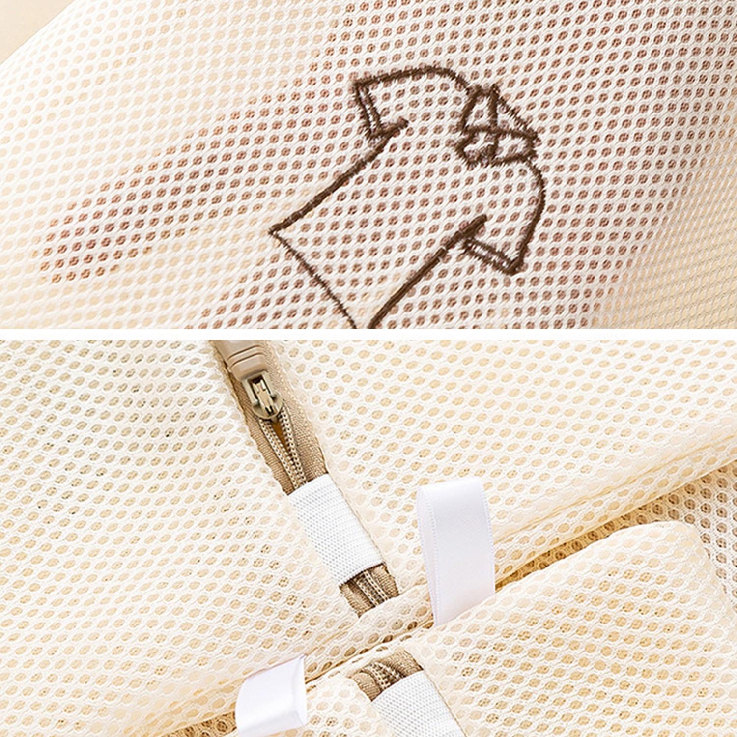 6-Piece Mesh Laundry Bags Set, Durable and Reusable, Ideal for Delicate Items, Perfect for Travel and Home Use, Easy to Clean Design