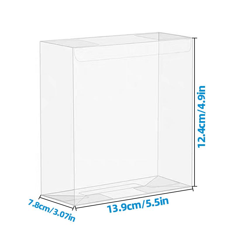Stackable Trading Card Display Storage Boxes, 2/3/5pcs Transparent Plastic Protector Cases for Collectible Games & English Boosters