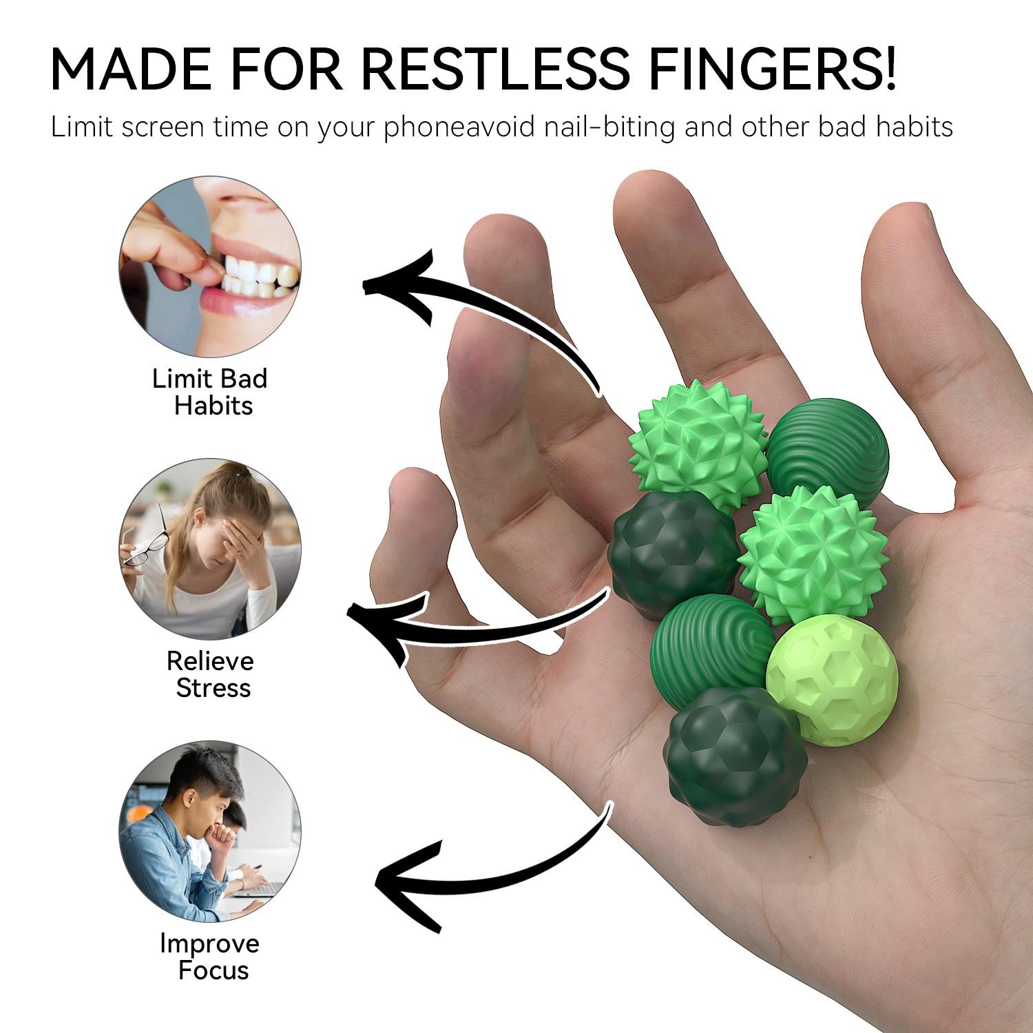 New Upgrade Magnetic Stress Relief Ball, Edc Anti-Anxiety Sensory Magnet Ball, Suitable for Adults, Children, Adhd Patients