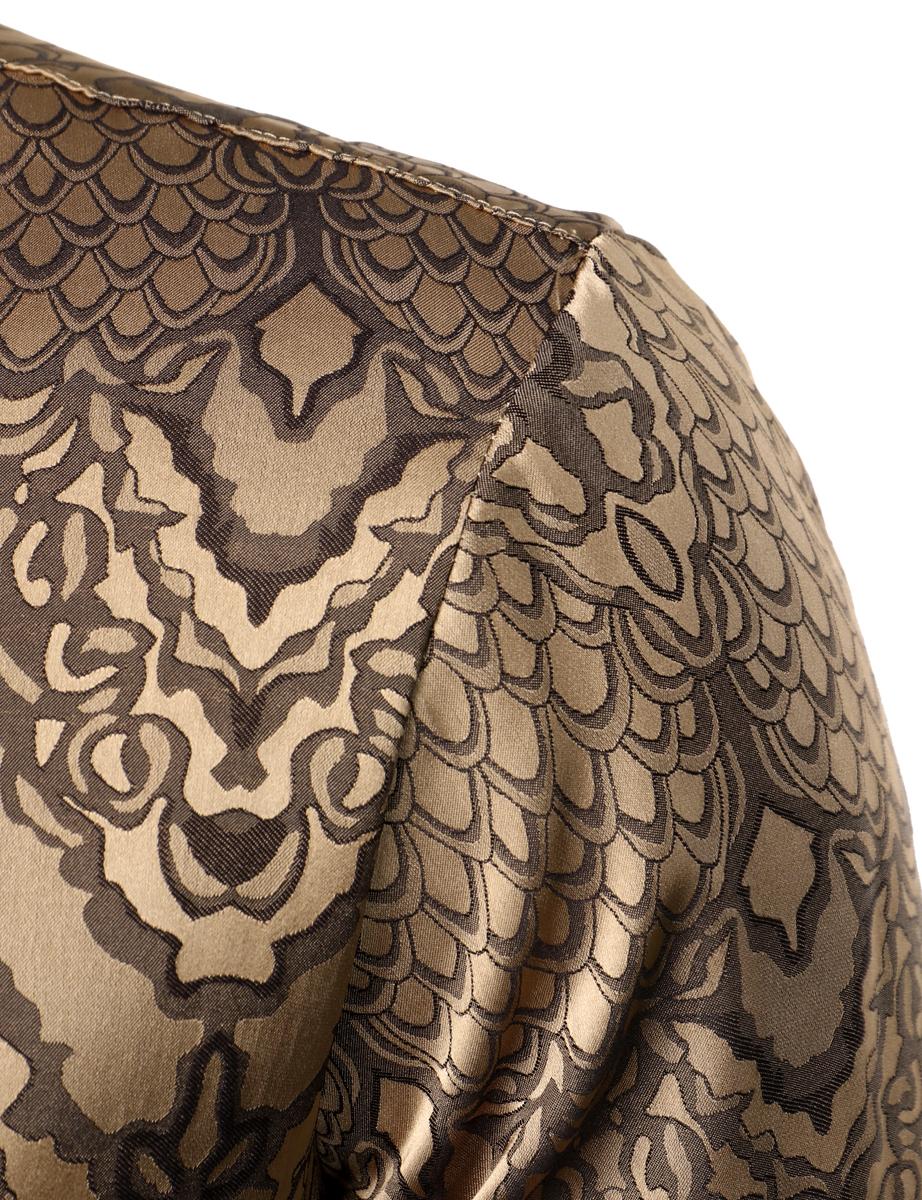 ZEROYAA Men's Hipster Slim Fit Lightweight Long Sleeve Gothic Jacquard Button Up Dress Shirts for Party Prom ZEROYAA Men's Hipster Slim Fit Lightweight Long Sleeve Gothic Jacquard Button Up Dress Shirts for Party Prom