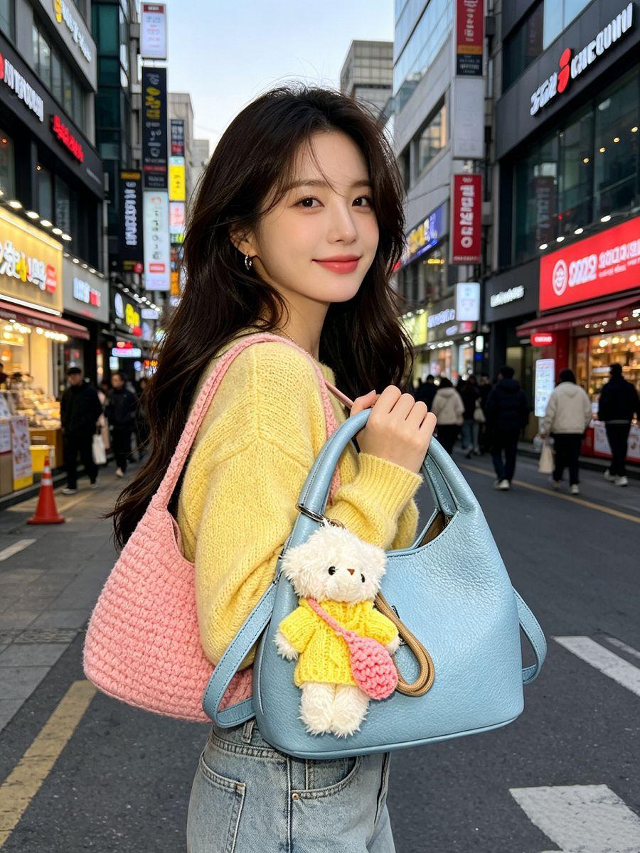 New stylish and versatile high-end large-capacity handbag, crossbody bag, commuter bag for women