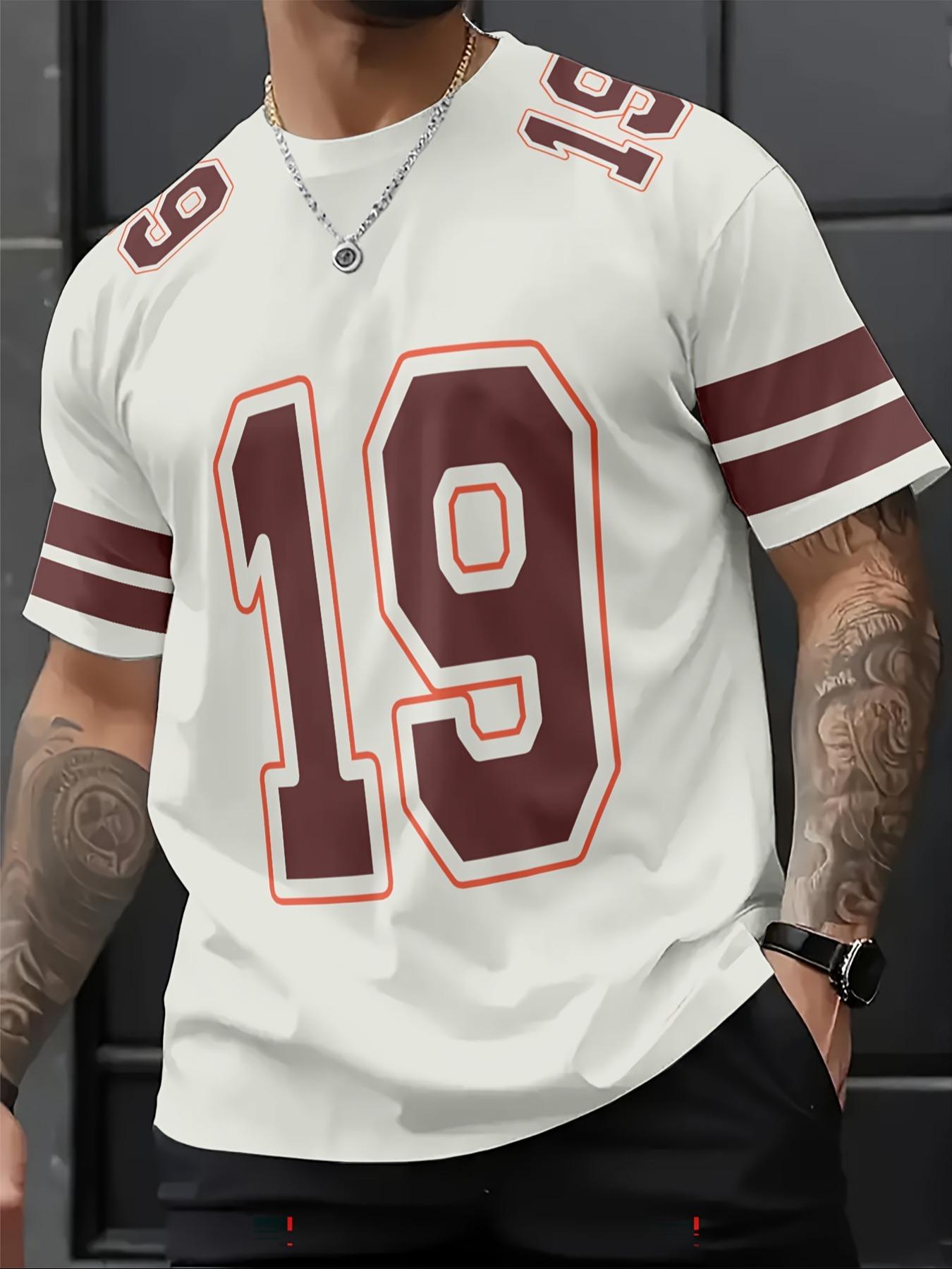Men's High Street Motorcycle Style Fashion 3D Printed Digital Pattern Short Sleeve Shirt, Casual Outdoor Sports Tee, All Seasons