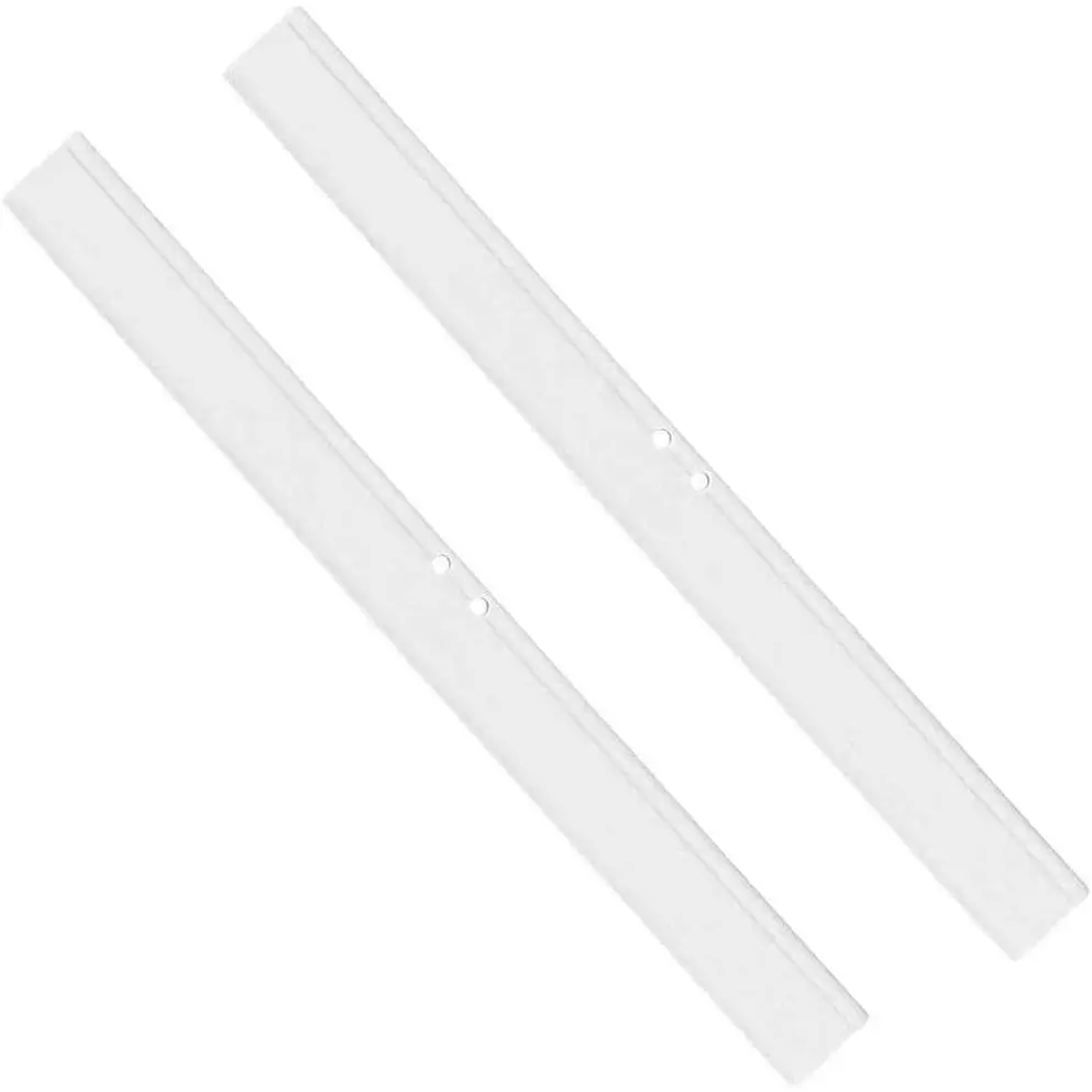 2PCS Replacement Silicon Rubber Squeegee Blade, 14 Inch (White)